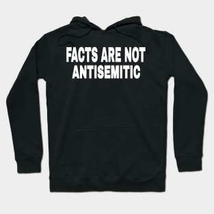 FACTS ARE NOT ANTISEMITIC - White - 2-Tier- Front Hoodie